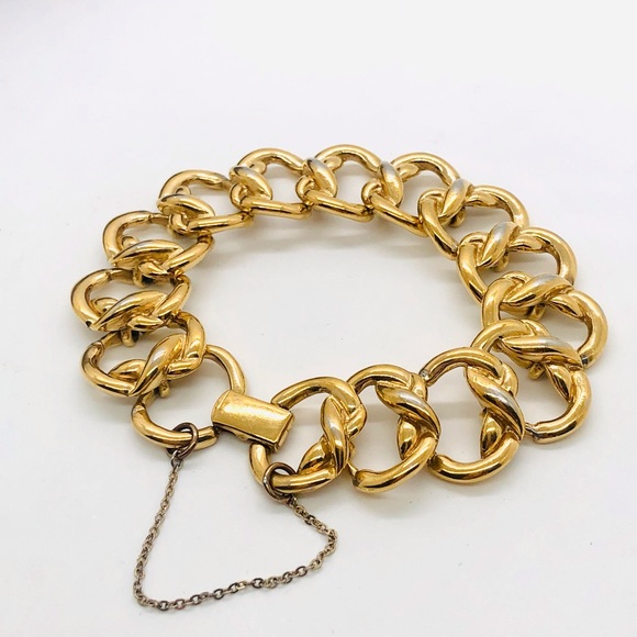 Vintage KREMENTZ Chain Link Bracelet - Picture 12 of 12